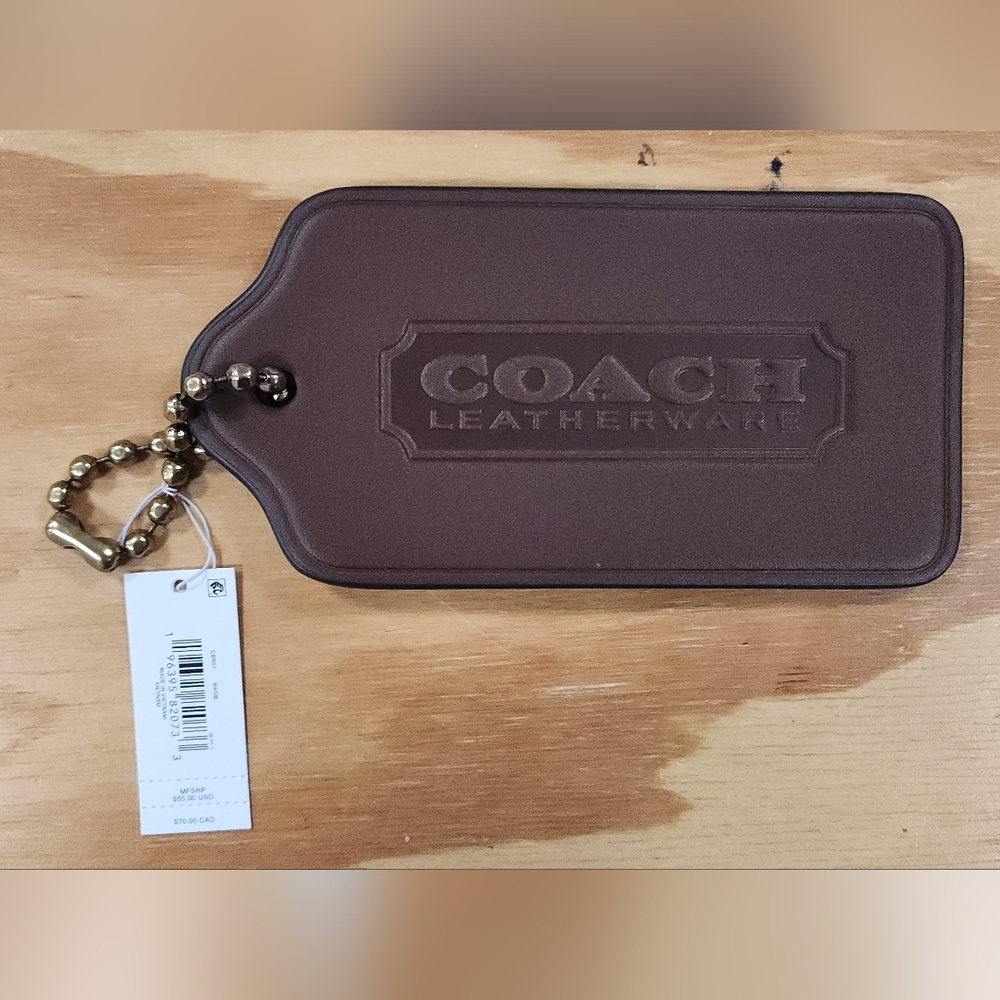Coach XL Hangtag Bag Charm - Picture 3 of 6